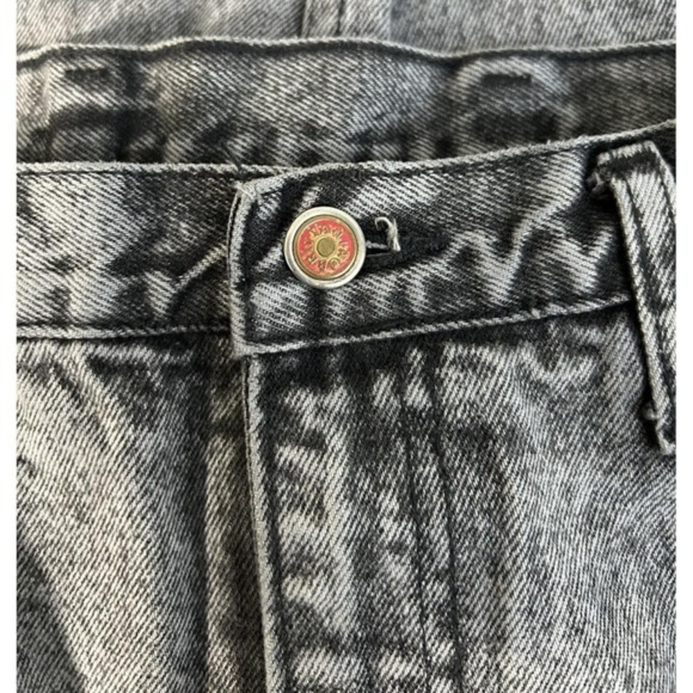 VTG Brittania Men NA Faded Denim Gray Jeans Streetwear Grunge Punk Rock Retro - Picture 4 of 6